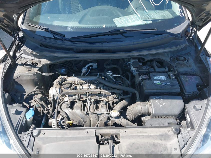 2013 HYUNDAI VELOSTER W/BLACK INT - KMHTC6AD4DU157257