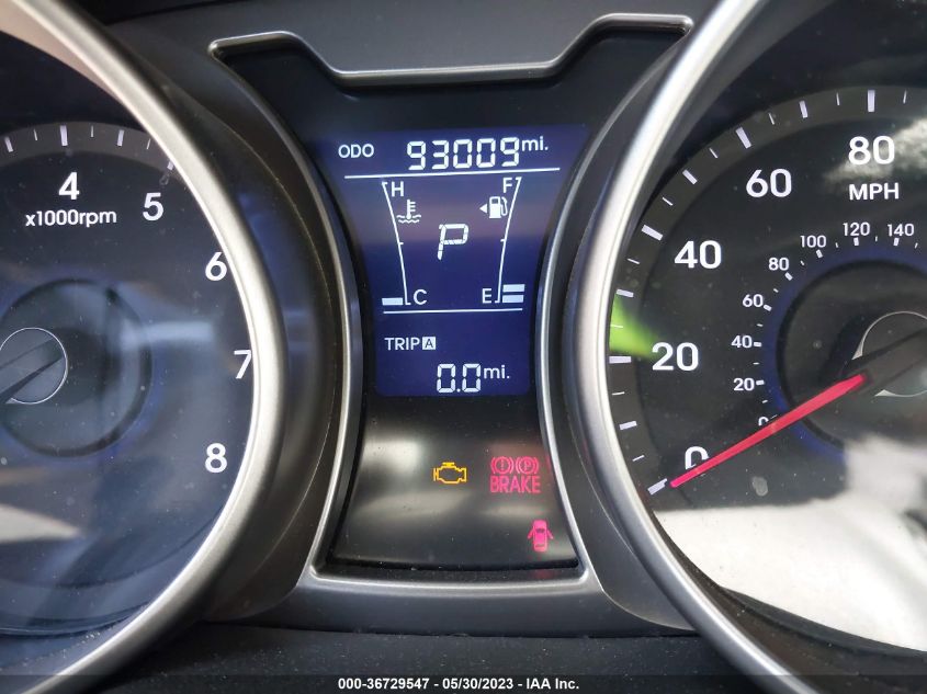 2013 HYUNDAI VELOSTER W/BLACK INT - KMHTC6AD4DU157257