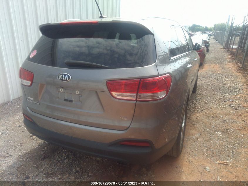 2018 KIA SORENTO LX V6 - 5XYPG4A58JG387923