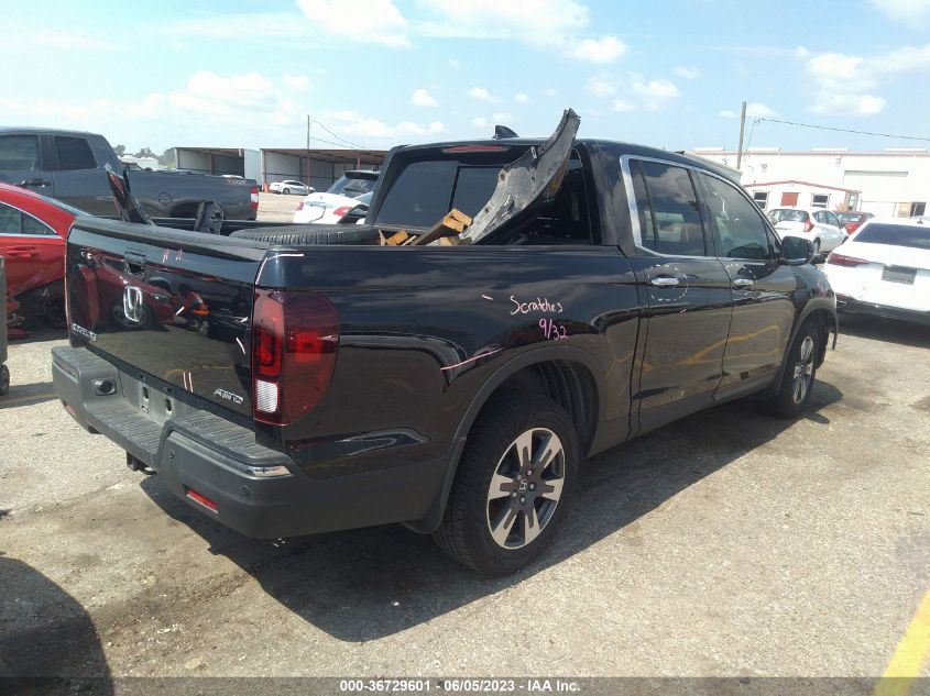 2019 HONDA RIDGELINE RTL-E - 5FPYK3F76KB007324