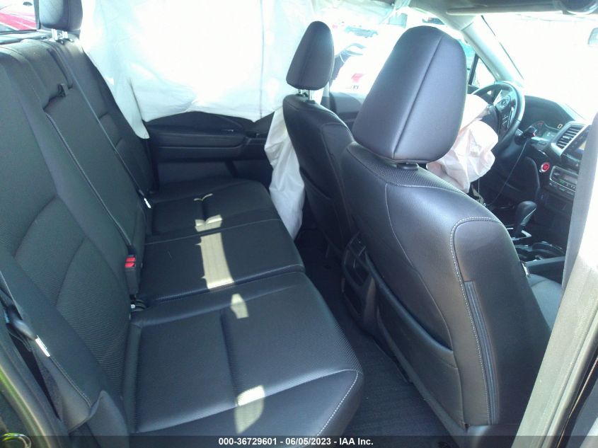 2019 HONDA RIDGELINE RTL-E - 5FPYK3F76KB007324