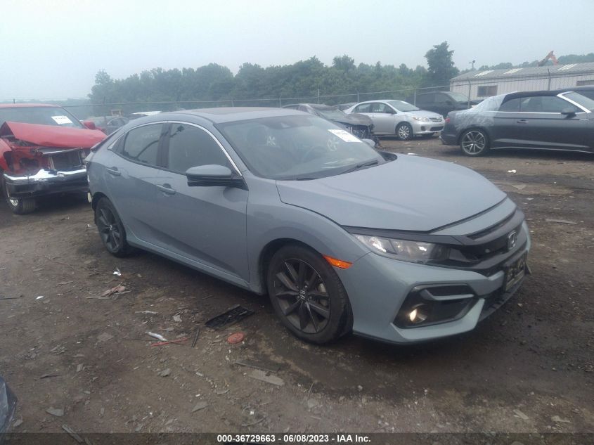 2021 HONDA CIVIC HATCHBACK EX - SHHFK7H64MU209365