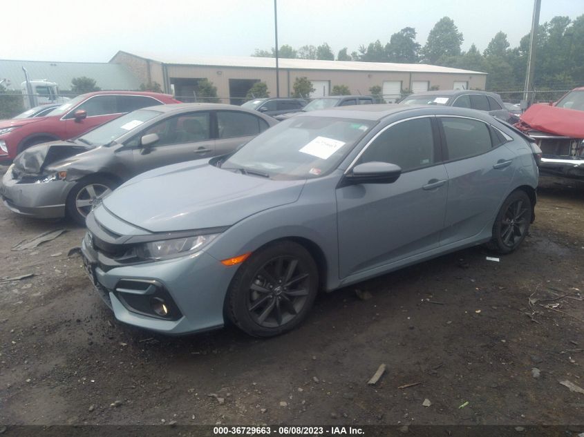 2021 HONDA CIVIC HATCHBACK EX - SHHFK7H64MU209365