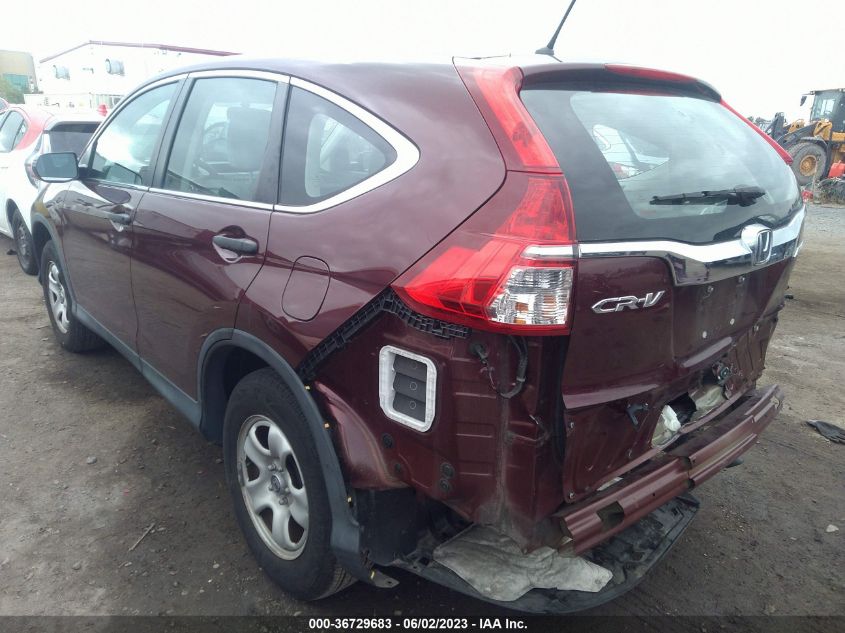 2015 HONDA CR-V LX - 2HKRM4H3XFH627060