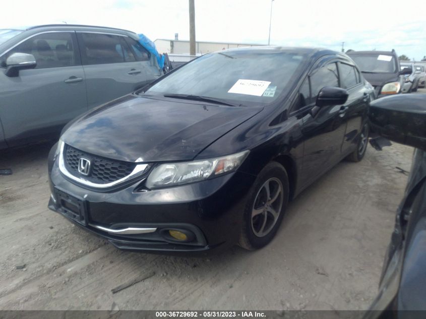 2015 HONDA CIVIC SEDAN SE - 19XFB2F7XFE703299