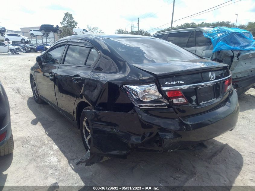 2015 HONDA CIVIC SEDAN SE - 19XFB2F7XFE703299
