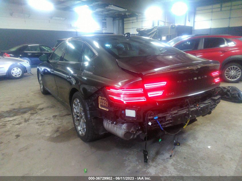 2022 GENESIS G80 2.5T - KMTGB4SC7NU137087