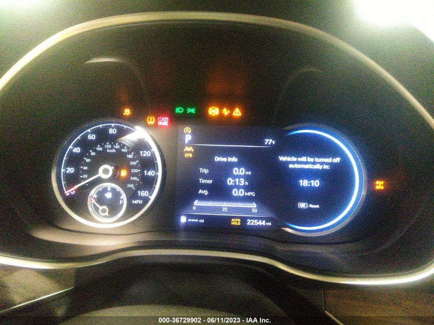 2022 GENESIS G80 2.5T - KMTGB4SC7NU137087