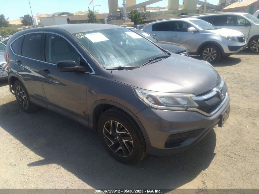 2016 HONDA CR-V SE - 5J6RM4H40GL042567