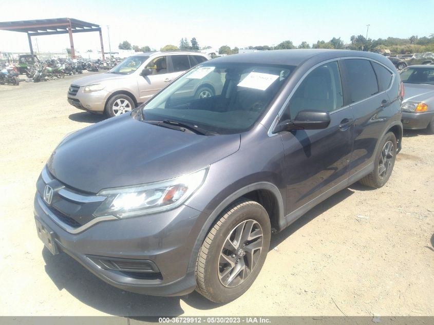 2016 HONDA CR-V SE - 5J6RM4H40GL042567