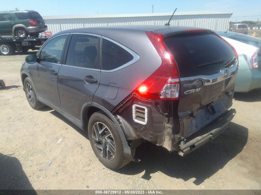 2016 HONDA CR-V SE - 5J6RM4H40GL042567