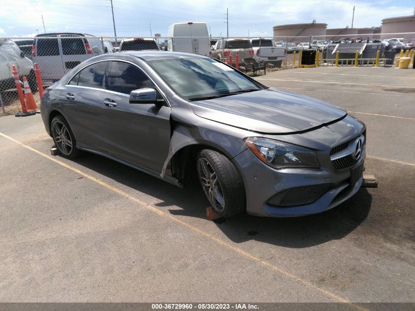 2018 MERCEDES-BENZ CLA CLA 250 - WDDSJ4EB3JN568129