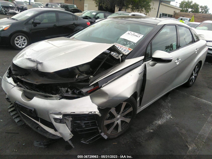VIN JTDBVRBD1HA002036 2017 TOYOTA MIRAI
