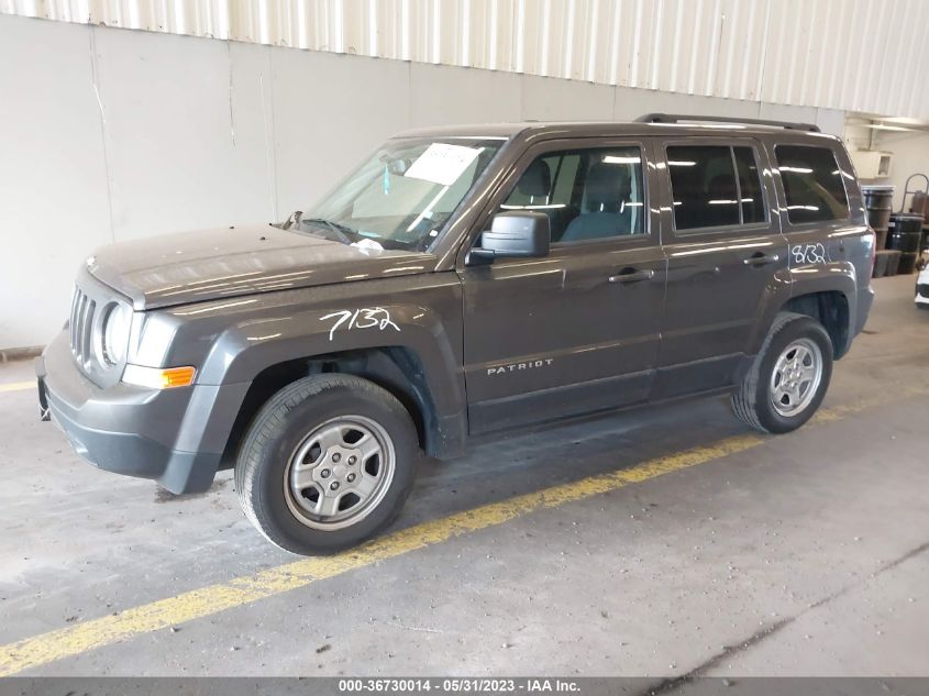 2016 JEEP PATRIOT SPORT - 1C4NJRBB2GD552169