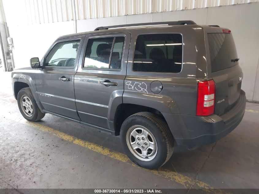 2016 JEEP PATRIOT SPORT - 1C4NJRBB2GD552169