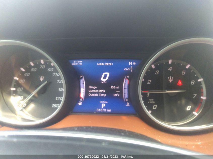 2019 MASERATI LEVANTE ZN661XUA2KX309769
