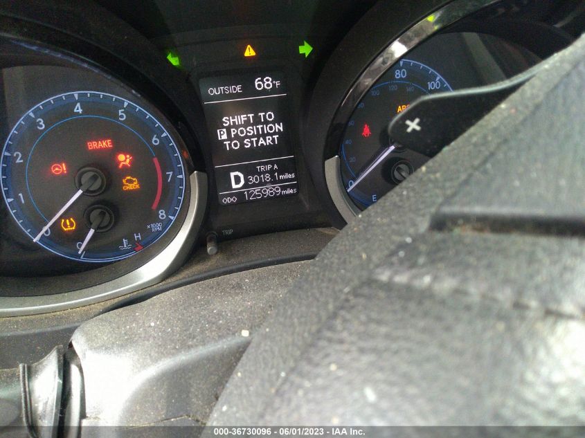 2016 TOYOTA COROLLA L/LE/S/S PLUS/LE PLUS - 5YFBURHE5GP494857