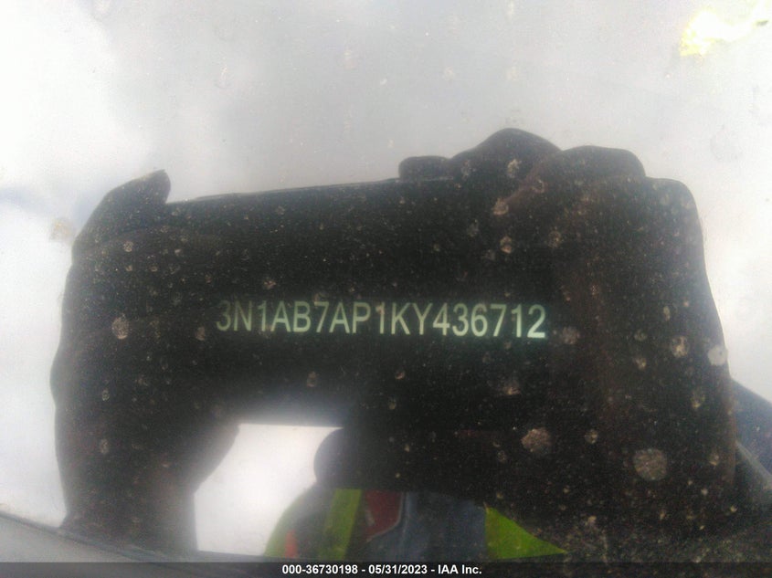 VIN 3N1AB7AP1KY436712 2019 NISSAN SENTRA SV