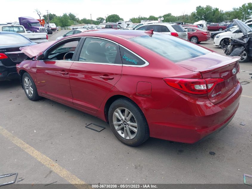 2015 HYUNDAI SONATA 2.4L SE - 5NPE24AF9FH228410