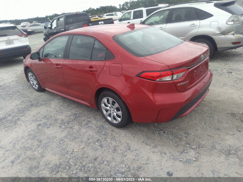 VIN 5YFEPMAE2MP180077 2021 TOYOTA COROLLA LE