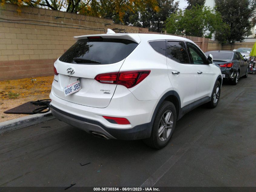 2017 HYUNDAI SANTA FE SPORT 2.4L - 5XYZTDLB3HG442375