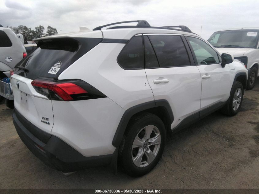 2020 TOYOTA RAV4 HYBRID XLE - 4T3RWRFV7LU009162