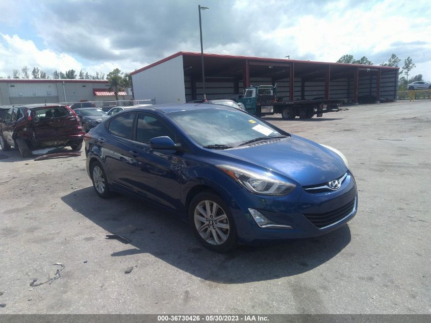 2016 HYUNDAI ELANTRA SE - 5NPDH4AE9GH785708