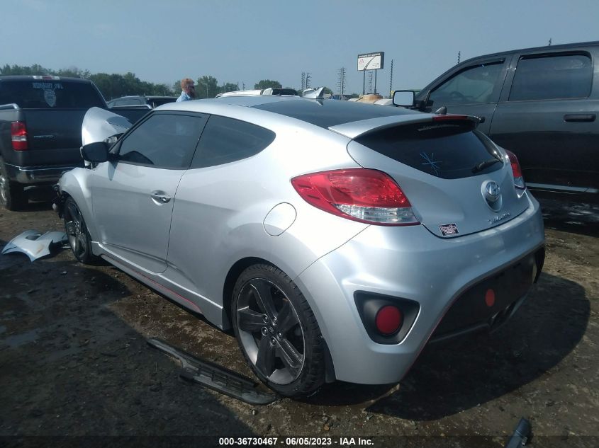 2014 HYUNDAI VELOSTER TURBO - KMHTC6AE8EU211296