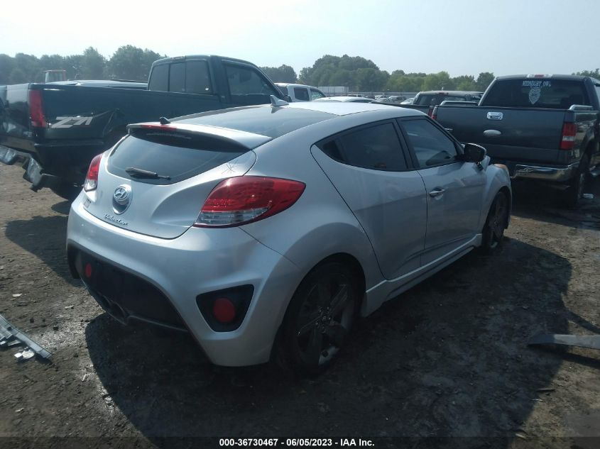2014 HYUNDAI VELOSTER TURBO - KMHTC6AE8EU211296
