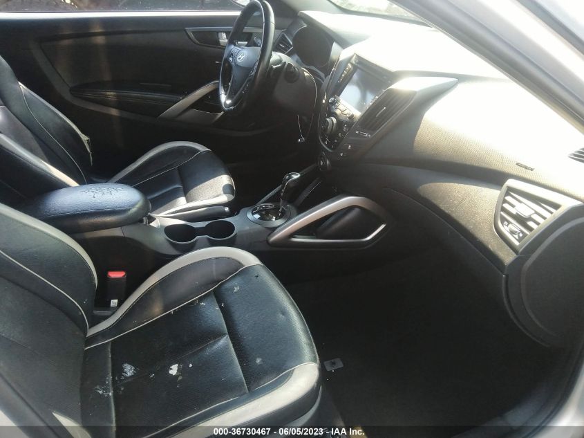 2014 HYUNDAI VELOSTER TURBO - KMHTC6AE8EU211296