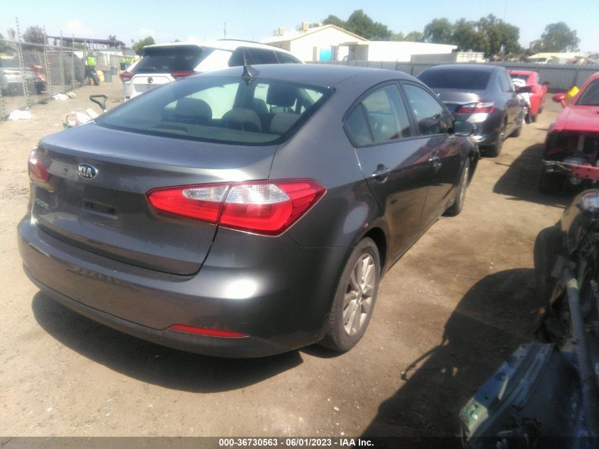 2016 KIA FORTE LX - KNAFX4A65G5446445