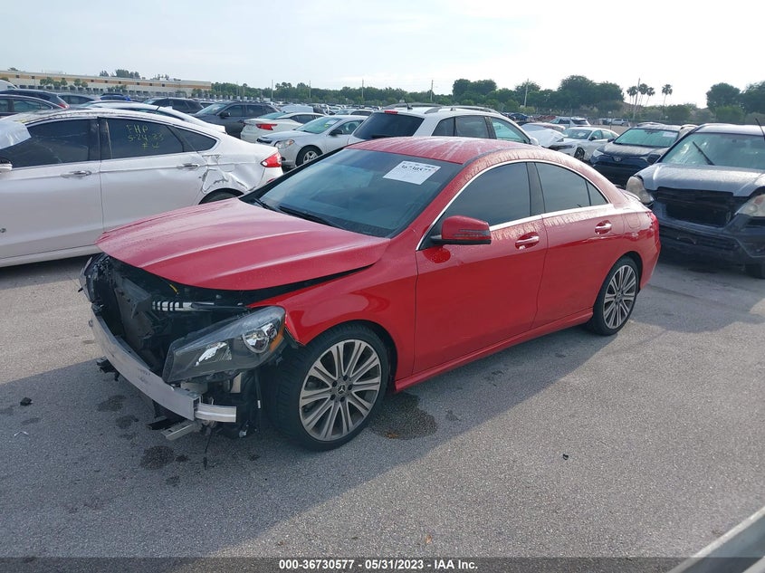 VIN WDDSJ4EB5JN580525 2018 MERCEDES-BENZ CLA CLA 250