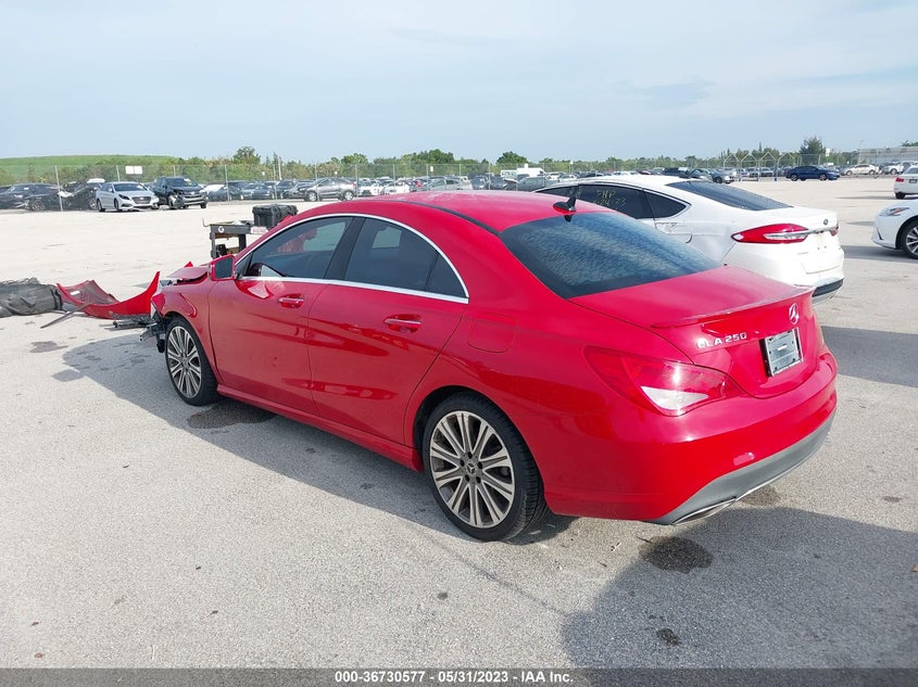 VIN WDDSJ4EB5JN580525 2018 MERCEDES-BENZ CLA CLA 250