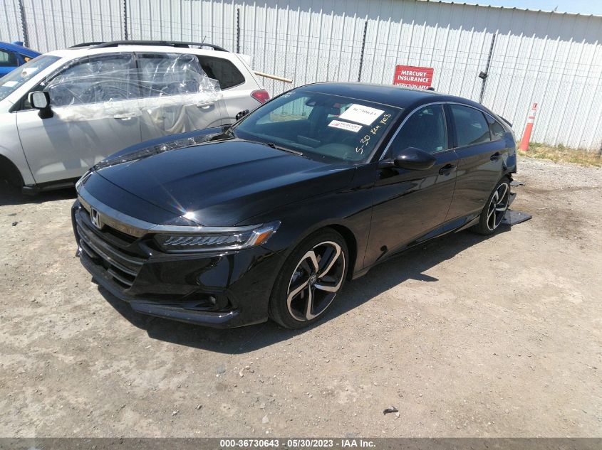 2022 HONDA ACCORD SEDAN SPORT - 1HGCV1F34NA095249