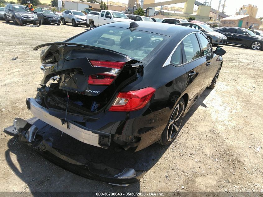 2022 HONDA ACCORD SEDAN SPORT - 1HGCV1F34NA095249