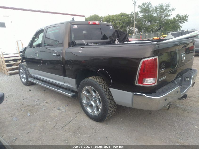 2013 RAM 1500 LARAMIE - 1C6RR7NT3DS616205