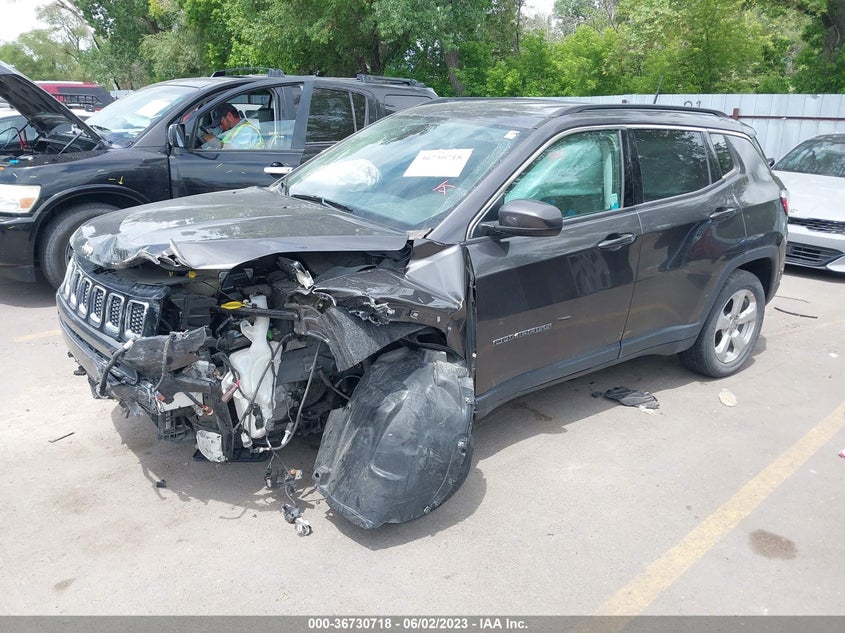 VIN 3C4NJDBB9HT674980 2017 JEEP COMPASS LATITUDE