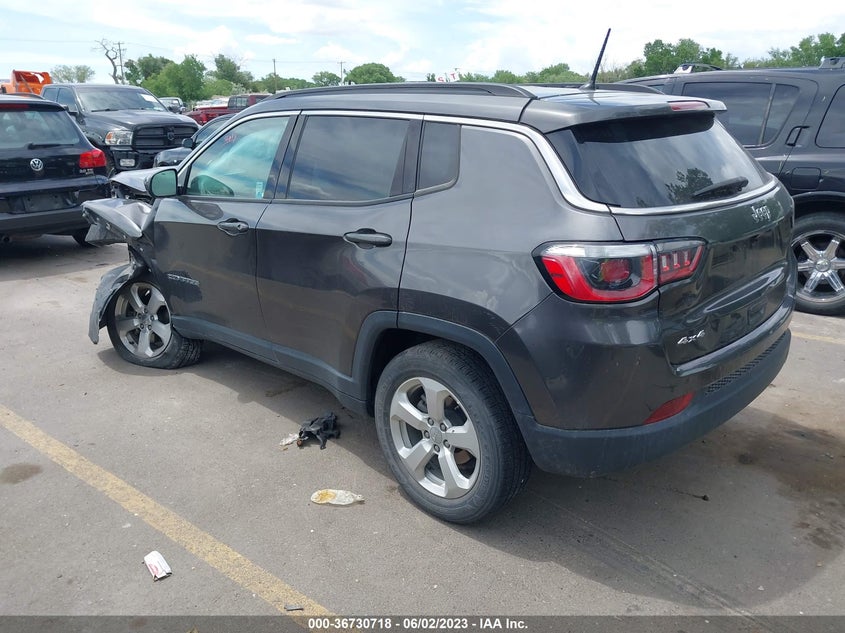 VIN 3C4NJDBB9HT674980 2017 JEEP COMPASS LATITUDE