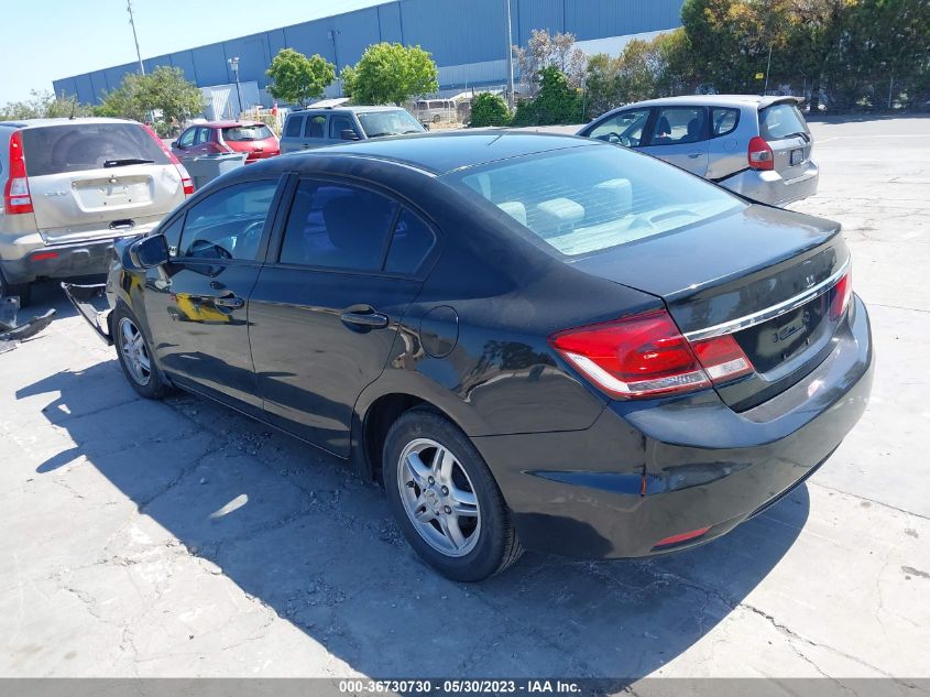2014 HONDA CIVIC SEDAN EX - 19XFB2F81EE230464