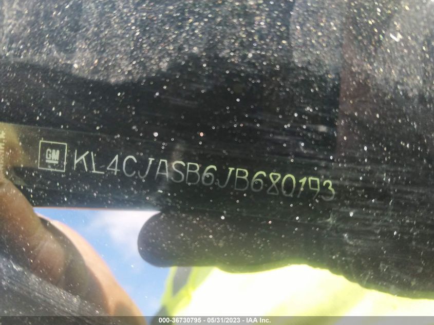 2018 BUICK ENCORE PREFERRED - KL4CJASB6JB680193