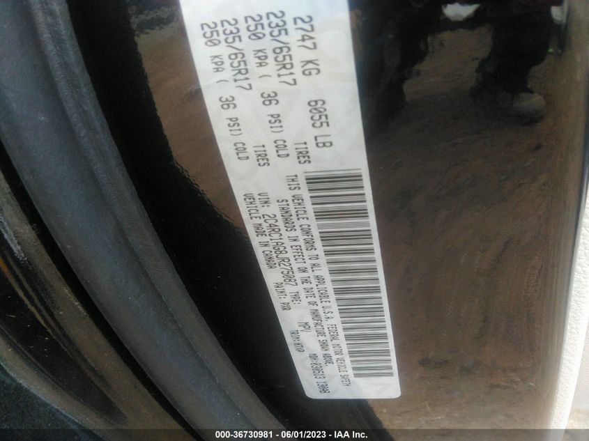 2018 CHRYSLER PACIFICA L - 2C4RC1AG8JR275087