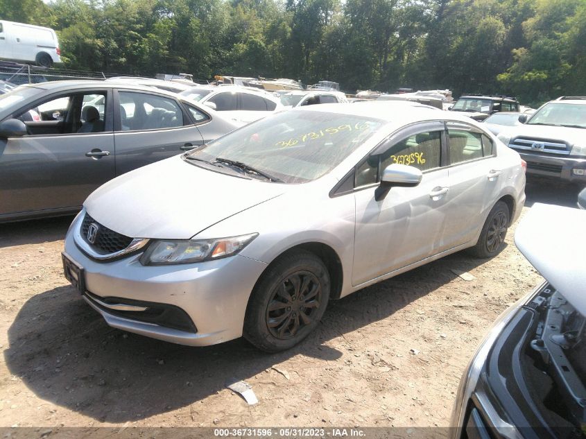 2014 HONDA CIVIC SEDAN LX - 2HGFB2F50EH549057