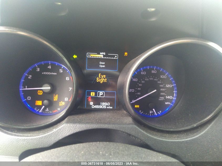 2019 SUBARU OUTBACK PREMIUM - 4S4BSAHCXK3342138