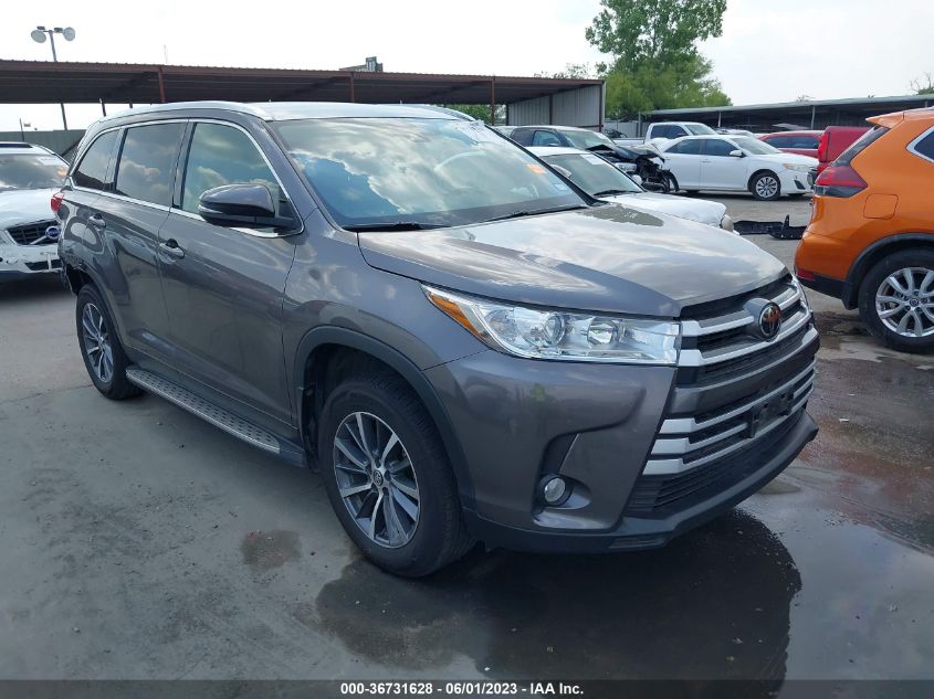 2019 TOYOTA HIGHLANDER SE/XLE - 5TDKZRFH9KS564388