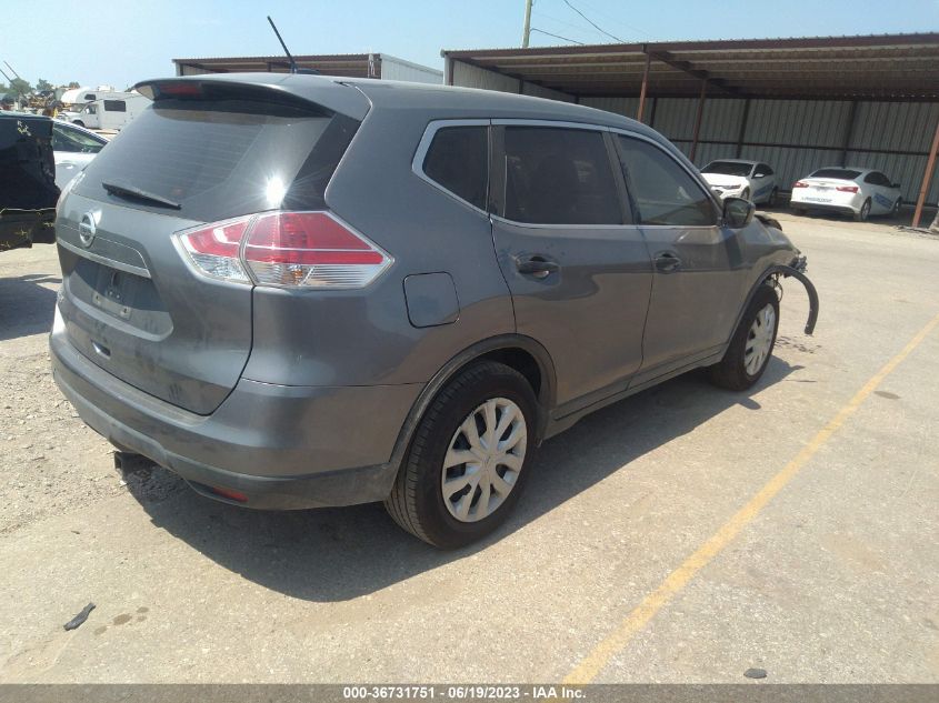 2016 NISSAN ROGUE SV/SL/S - KNMAT2MT0GP681273