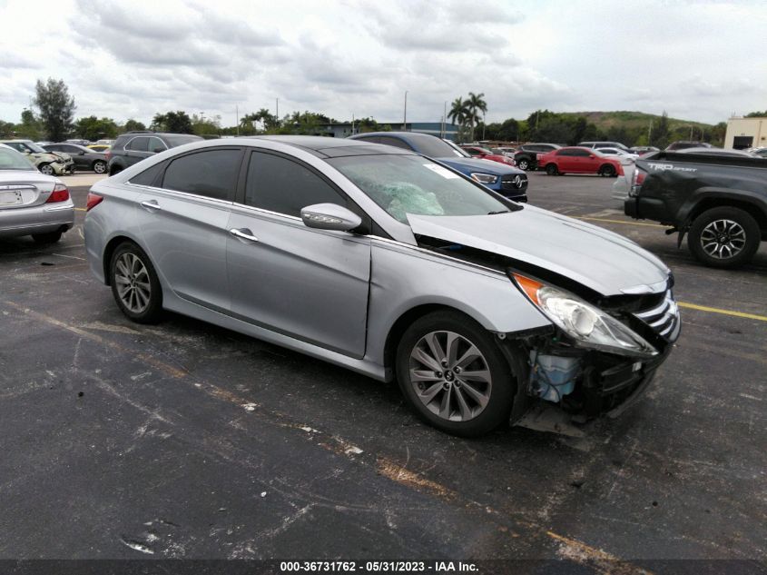 2014 HYUNDAI SONATA LIMITED - 5NPEC4AC8EH827848