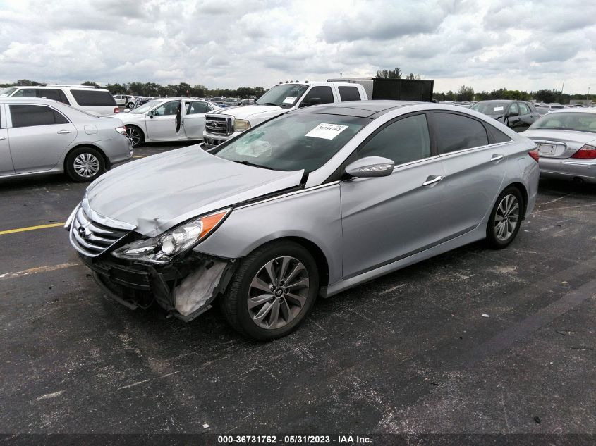 2014 HYUNDAI SONATA LIMITED - 5NPEC4AC8EH827848