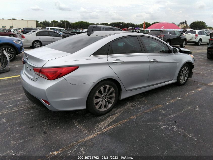 2014 HYUNDAI SONATA LIMITED - 5NPEC4AC8EH827848