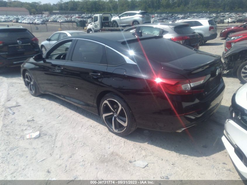 2020 HONDA ACCORD SEDAN SPORT - 1HGCV1F38LA028554