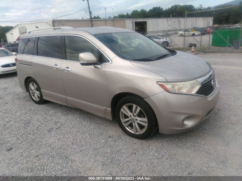 2013 NISSAN QUEST SL - JN8AE2KP2D9063876